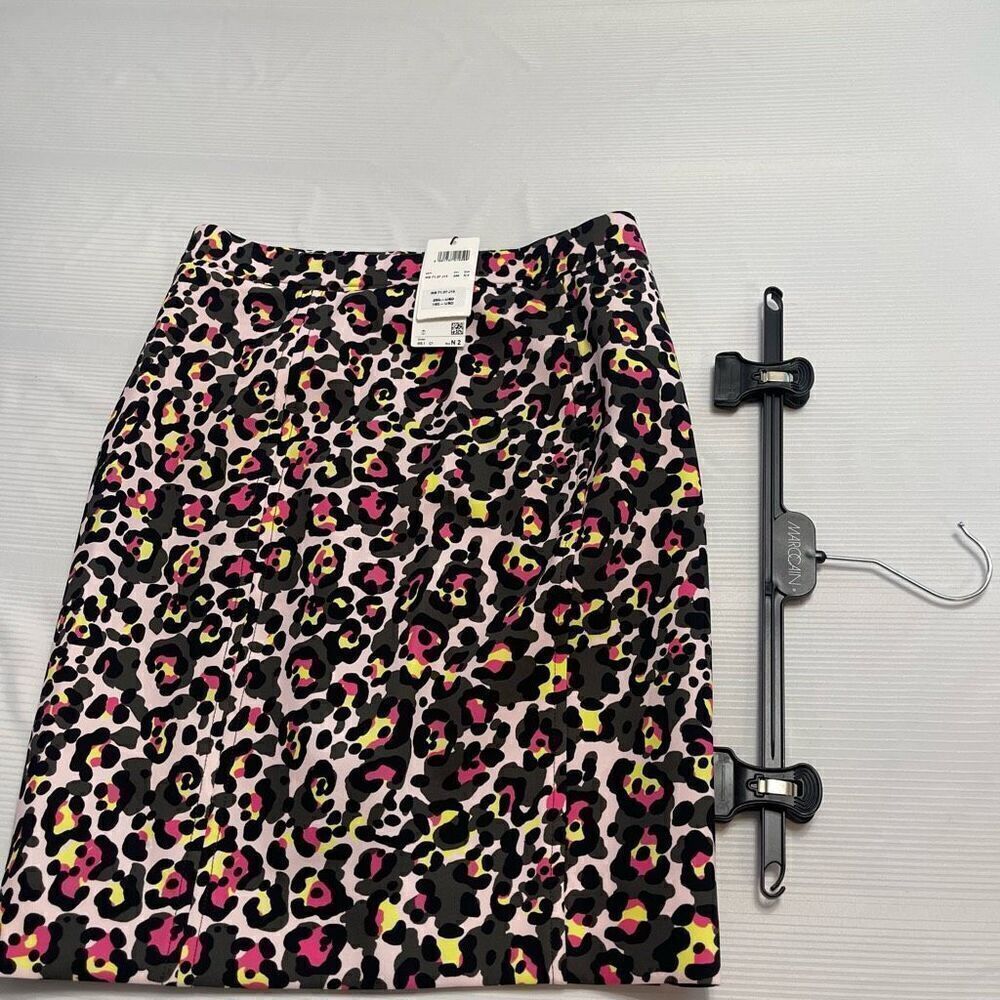 NWT Marc Cain Leopard Skirt Size N2 US 6 New